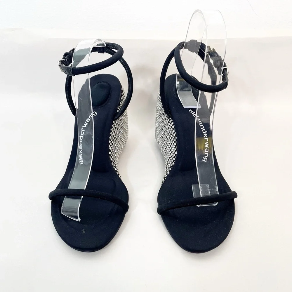 Alexander Wang Crystal Wedge Heels